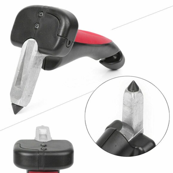 NEW Car Handle Cane Standing Support Window Breaker Seat Belt Cutter Fla… - Picture 3 of 8